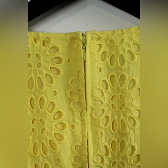 Lilly Pulitzer Aisha Calla Yellow Eyelet Romper - Picture 6 of 8